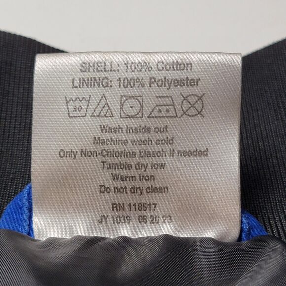 Aeromax NASA Jacket Unisex Medium Astronaut Blue Flight Space Shuttle Travel - Picture 4 of 8